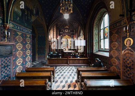 Kapelle der Jungfrau Maria des Schmerzes, Kirche St. Franziskaner von Assisi, Franziskaner, Krakau, Polen, Krakau, Polen Stockfoto