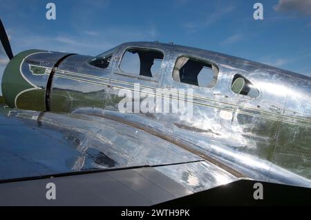 Spartan, 7 W, Executive, NC17633, Shuttleworth, Air Display, Old Warden, Biggleswade, Bedfordshire, England, Vereinigtes Königreich. Stockfoto