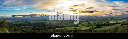 Sonnenuntergang im Lake District Stockfoto