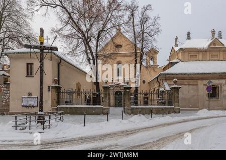 Kirche der Verkündigung der Heiligen Jungfrau Maria, Kapuziner, Krakau, Polen Stockfoto