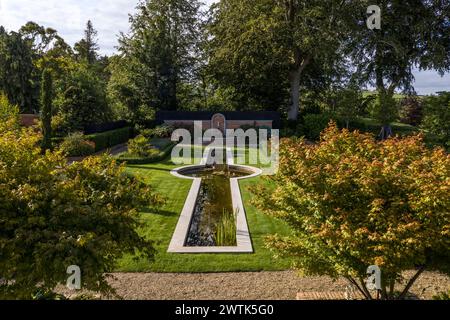 Rill auf dem Gelände des Landhauses, Greystones, County Wicklow, Irland Stockfoto