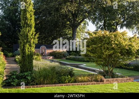 Rill auf dem Gelände des Landhauses, Greystones, County Wicklow, Irland Stockfoto