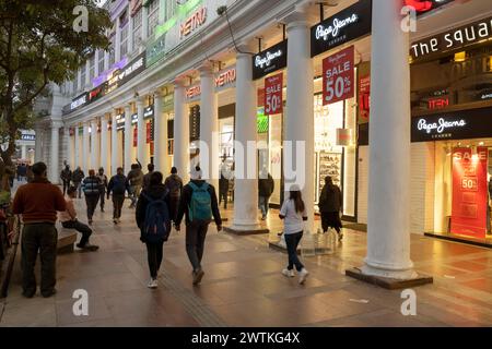 Indien, Neu-Delhi, Connaught Place Stockfoto