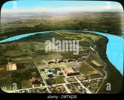 Transparenz - Luftaufnahme, University of Alberta, Edmonton, ab, um 1935 Stockfoto