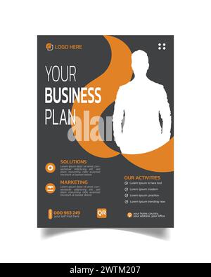 Elegance Creative Business Flyer oder Werbebroschüre Corporate Business Flyer Stock Vektor