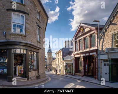 Richard Booth's Bookshop, Hay on Wye, Wales, Großbritannien Stockfoto