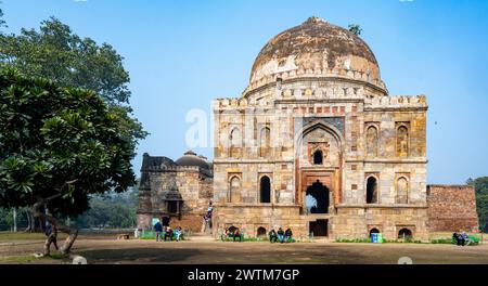 Indien, Delhi, Neu-Delhi, Lodi-Gärten, Sheesh-Gumbad Stockfoto