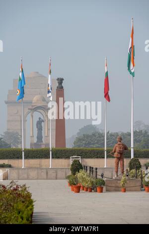 Indien, Delhi, Neu-Delhi, India Gate Stockfoto