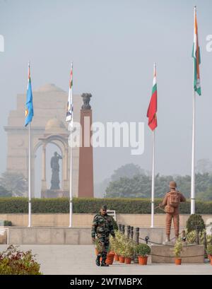 Indien, Dehli, New Dehli, India Gate Stockfoto
