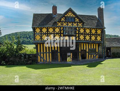 Shropshire England 01 23 2024 The Gate House Stokesay Castle Castle befestigte Herrenhäuser Stockfoto