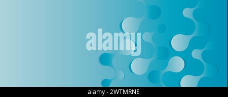 Abstrakte Struktur mit DNA-Molekül. Formt ein Kunstmuster mit Verbindungspunkt und Linie. Konzept Vektordesign Stock Vektor