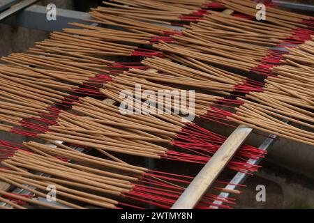 Weihrauchfabrik, Quang Phu Cau, Vietnam, Asien Stockfoto