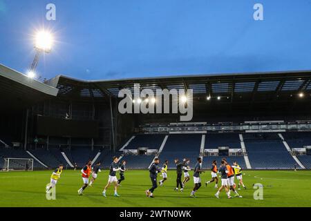 West Bromwich, Großbritannien. März 2024. West Bromwich Albion Spieler während des Premier League 2 U23 Matches West Bromwich Albion gegen Manchester United at the Hawthorns, West Bromwich, Vereinigtes Königreich, 18. März 2024 (Foto: Gareth Evans/News Images) in West Bromwich, Vereinigtes Königreich am 18. März 2024. (Foto: Gareth Evans/News Images/SIPA USA) Credit: SIPA USA/Alamy Live News Stockfoto