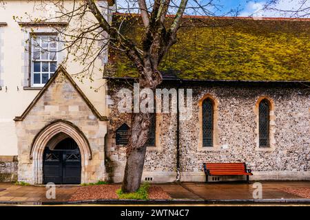 Kapelle des heiligen Johannes des Täufers. Winchester, Hampshire, England, Vereinigtes Königreich, Europa Stockfoto