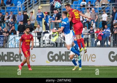 Alfredo Donnarumma vom US Catanzaro Calcio 1929 während des italienischen Fußballspiels der Serie B zwischen Brescia Calcio FC und US Catanzaro 1929 Stockfoto