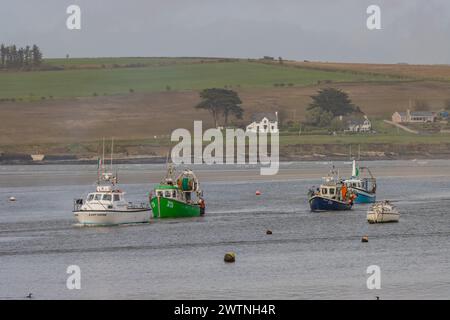 Courtmacsherry Land und Sea St. Patrick's Day Parade, März 2024 Stockfoto