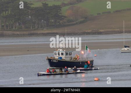Courtmacsherry Land und Sea St. Patrick's Day Parade, März 2024 Stockfoto