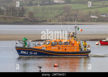 Courtmacsherry Land und Sea St. Patrick's Day Parade, März 2024 Stockfoto