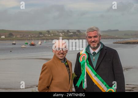 Courtmacsherry Land und Sea St. Patrick's Day Parade, März 2024 Stockfoto