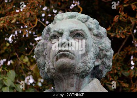 Alexander Puschkin Denkmal, Weimar (nur für redaktionelle Verwendung. Keine Werbung. Referenzdatenbank: http://www.360-berlin.de. © Jens Knappe. Bil Stockfoto