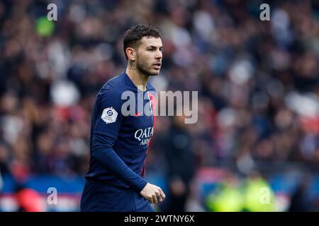 Paris, Frankreich. Quelle: D. 10. März 2024. Lucas Hernandez (PSG) Fußball/Fußball : französisches Spiel der Ligue 1 zwischen Paris Saint-Germain 2-2 Stade de Reims im Parc des Princes in Paris, Frankreich. Quelle: D .Nakashima/AFLO/Alamy Live News Stockfoto