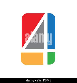 Vier Naturjahreszeiten Stock Vektor