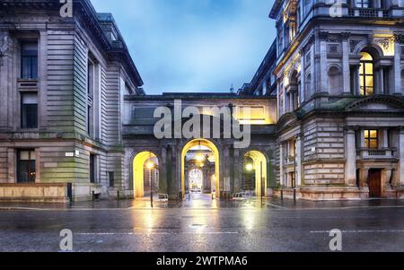 Old Gates at John Street Glasgow City Council George Square Glasgow Scotland Stockfoto