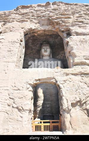 Yungang Grotten, buddha Statue, china Stockfoto