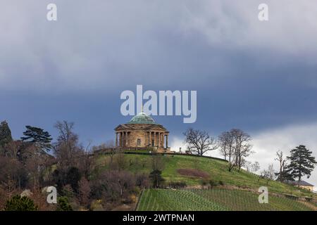 Grabkapelle (1820 bis 1824) auf dem Stuttgarter Wuerttenberg, das Mausoleum ist ein Wahrzeichen des Hofarchitekten Giovanni Salucci, Stuttgart Stockfoto