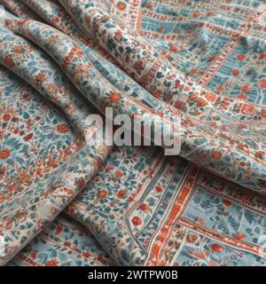 Textil aus indischer Baumwolle Stockfoto