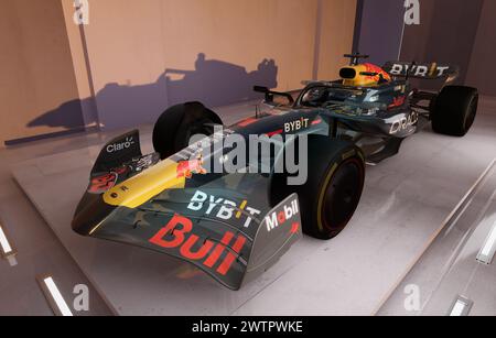 Redbull RB-20: Der RB20-Wagen, den RedBull-Fahrer in der Formel-1-Saison 2024 fahren werden. Stockfoto