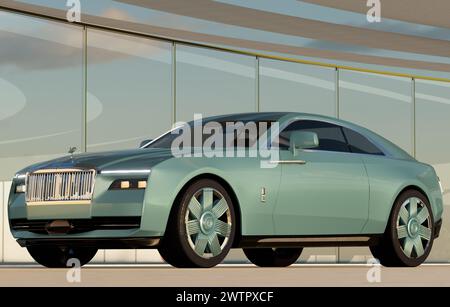 Rolls-Royce Spectre. Das erste Elektroauto von Rolls Royce. Stockfoto
