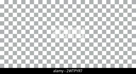 Der Boden weist ein grau-weiß kariertes Muster auf weißem Hintergrund auf, wodurch Symmetrie durch parallele Quadrate und Rechtecke erzeugt wird Stock Vektor