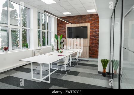 Leerer, moderner Business-Raum für Tagungen Stockfoto