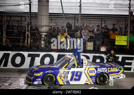 16. März 2024, Bristol, TN, USA: Christian Eckes gewinnt das Weather Guard Truck Race in Bristol, TN, USA. (Credit Image: © Stephen A Arce Action Sports Pho/ASP) NUR REDAKTIONELLE VERWENDUNG! Nicht für kommerzielle ZWECKE! Stockfoto