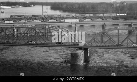 Luftaufnahme von Trenton, New Jersey Stockfoto