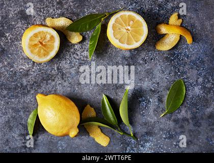 Zitronen-Stillleben Stockfoto