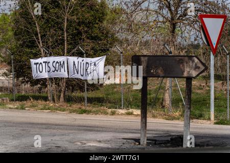 Ein ruhiger Tag in katalanischen Gefängnissen an einem Waffenstillstandstag für katalanische Gefängnisbeamte, die gegen den Tod von Nuria protestieren, einer Köchin im Mas Enrich Gefängnis in Tarragona, die von einem Insassen ermordet wurde. Die Gewerkschaften der Gefängnisbeamten, die sich weigern, sich mit dem Justizminister zu treffen, haben beschlossen, am Mittwoch in Pla&#xe7;A Sant Jaume zu einer Demonstration aufzurufen, in der sie den Rücktritt von Gefängnisbeamten in Katalonien fordern. Una jornada tranquila en las prisiones catalanas en un d&#xed;a de tregua para los funcionarios de prisiones catalanes que protestan por la muerte de Nuria, una cocinera de la prisión de Mas Enrich en Ta Stockfoto