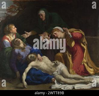 Vollständiger Titel: The Dead Christ Trauer („die drei Marien“) Künstler: Annibale Carracci Datum Made: Etwa 1604 Stockfoto