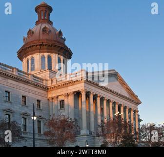 South Carolina State House, 1855 im Stil des griechischen Revivals erbaut, ist ein National Historic Landmark in Columbia, South Carolina Stockfoto