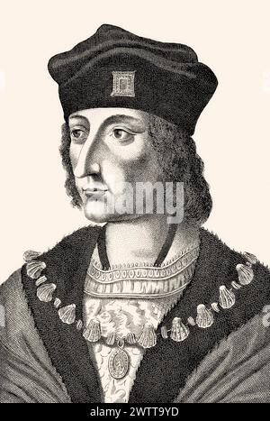 Karl VIII., genannt The Affable, 1470–1498, König von Frankreich Stockfoto