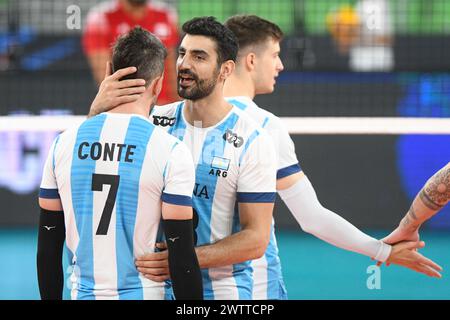 Martin Ramos, Facundo Conte (Argentinien). Volleyball-Weltmeisterschaft 2022. Stockfoto