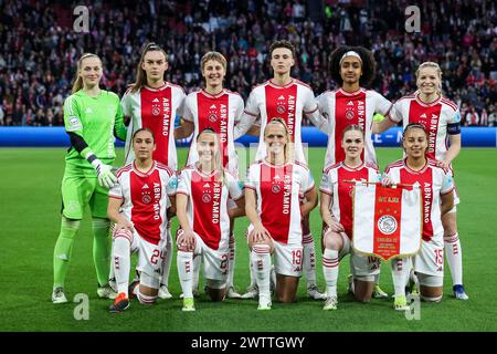 Amsterdam, Niederlande. März 2024. AMSTERDAM, 19.03.2024, Johan Cruijff Arena, UEFA WomenÕs Champions League, Ajax - Chelsea (Frauen), Saison 2022/2023, während des Spiels Ajax - Chelsea (Frauen), Credit: Pro Shots/Alamy Live News Stockfoto