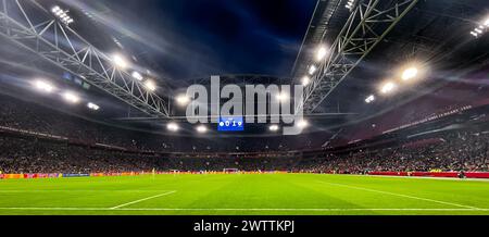 Amsterdam, Niederlande. März 2024. AMSTERDAM, 19.03.2024, Johan Cruijff Arena, UEFA WomenÕs Champions League, Ajax - Chelsea (Frauen), Saison 2022/2023, während des Spiels Ajax - Chelsea (Frauen), Stadionübersicht Credit: Pro Shots/Alamy Live News Stockfoto