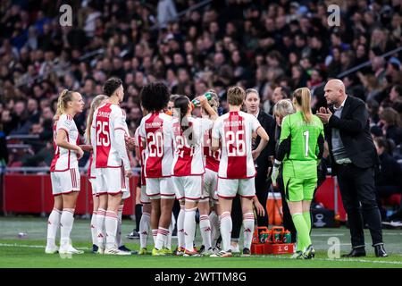 Amsterdam, Niederlande. März 2024. AMSTERDAM, 19.03.2024, Johan Cruijff Arena, UEFA WomenÕs Champions League, Ajax - Chelsea (Frauen), Saison 2022/2023, während des Spiels Ajax - Chelsea (Frauen), Credit: Pro Shots/Alamy Live News Stockfoto