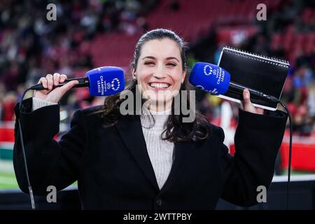 Amsterdam, Niederlande. März 2024. AMSTERDAM, 19.03.2024, Johan Cruijff Arena, UEFA WomenÕs Champions League, Ajax - Chelsea (Frauen), Saison 2022/2023, während des Spiels Ajax - Chelsea (Frauen), Leonne Stentler NOS Credit: Pro Shots/Alamy Live News Stockfoto