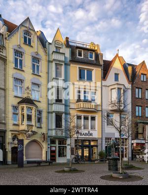 Wunderschöne Stadtansicht in der Innenstadt von Aachen Stockfoto