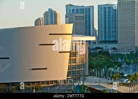 Kaseya Center, ehemals American Airlines Arena, Unterhaltungs- und Sportzentrum in Miami, Florida - USA Stockfoto