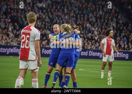 Amsterdam, Niederlande. März 2024. Amsterdam Arena, 19. märz 2024 Chelsea in Ajax - Chelsea in der UEFA Woman Champions League am 19. märz 2024 (Arne van der Ben/SPP) Credit: SPP Sport Press Photo. /Alamy Live News Stockfoto