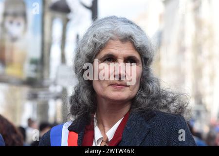 Plusieurs milliers de grèvistes de la fonction publique ont défilé dans Paris pour demander des augmentations et plus de moyens pour les institutions Stockfoto